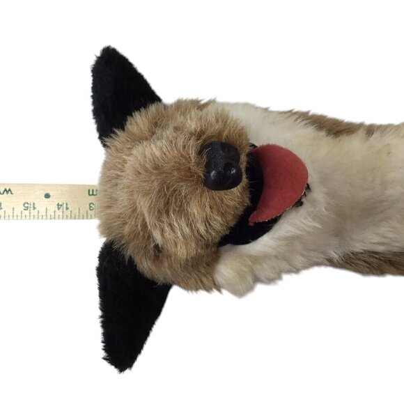 Vintage Toys by Daphne Hand Puppet Plush Wolf Dog 1980 Rare Head Cover Made USA - Picture 9 of 12